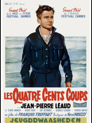 Prod DB © Films du Carrosse / DR
LES 400 COUPS (LES QUATRE-CENTS COUPS) de François Truffaut 1959 FRA avec Jean-Pierre Leaud
affiche originale belge
nouvelle vague,